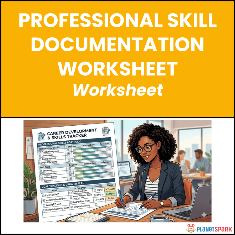 Professional Skill Documentation Worksheet