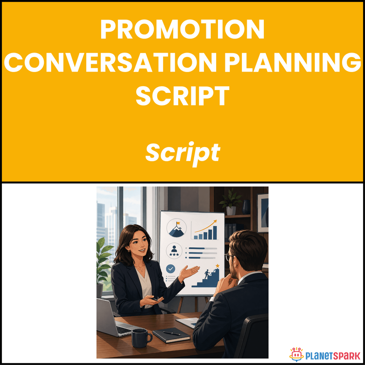 Promotion Conversation Planning Script