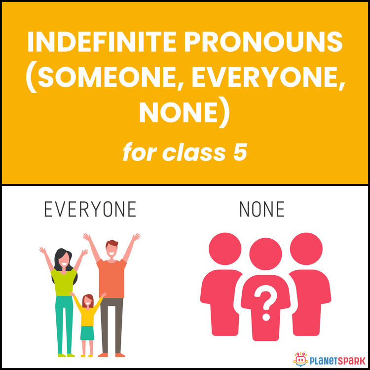 Class 5 Grammar Worksheet on Indefinite Pronouns