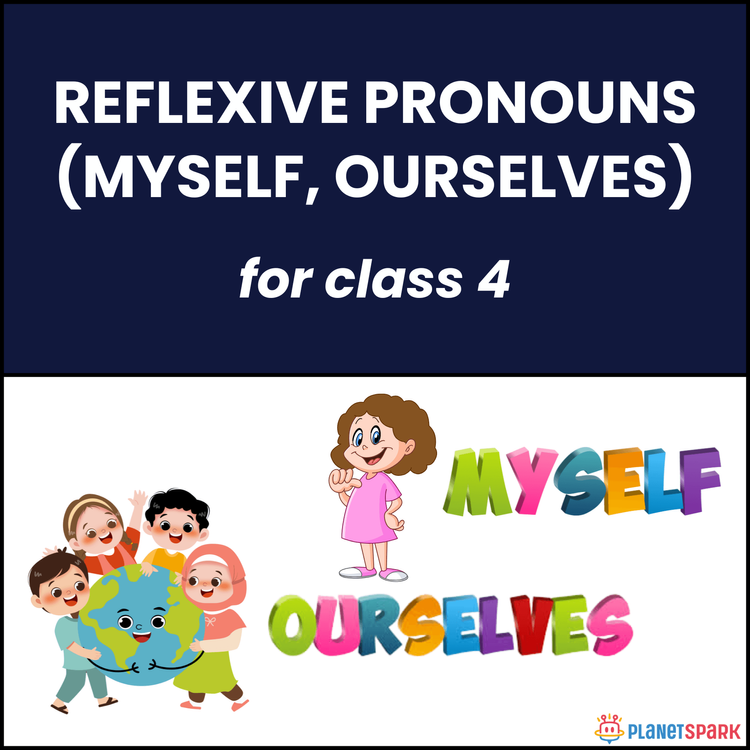 Class 4 English Worksheet on Reflexive Pronouns