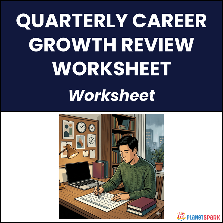 Quarterly Career Growth Review Worksheet