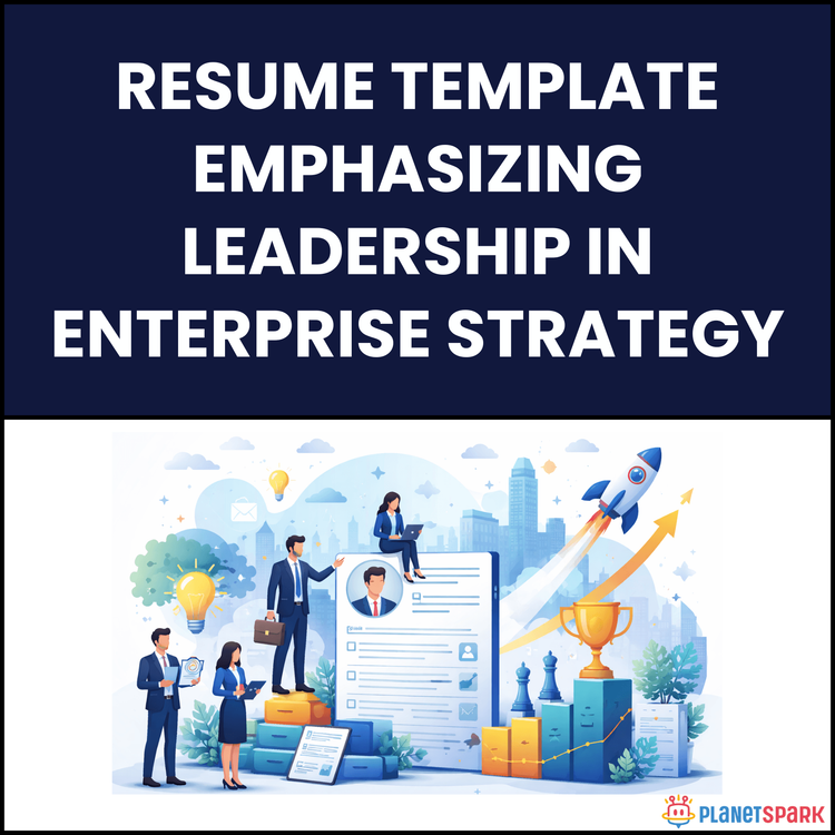 Resume Template Emphasizing Leadership in Enterprise Strategy
