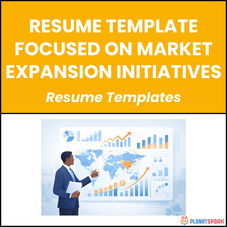 Resume Template Focused on Market Expansion Initiatives