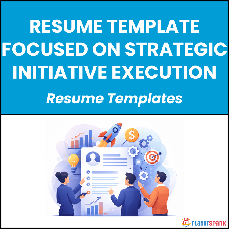 Resume Template Focused on Strategic Initiative Execution