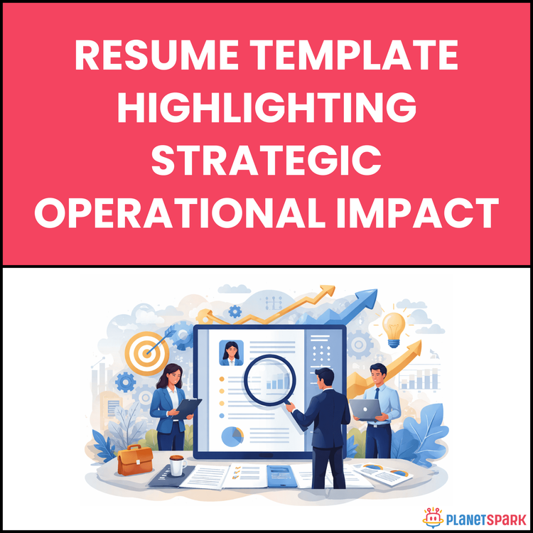 Resume Template Highlighting Strategic Operational Impact
