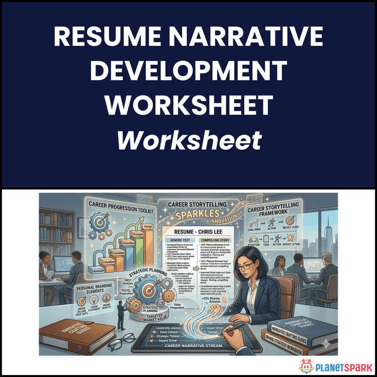 Resume Narrative Development Worksheet