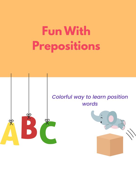 Opposite Prepositions Worksheet for Grade 2