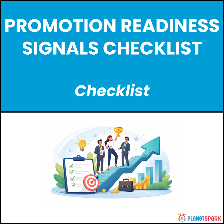 Promotion Readiness Signals Checklist