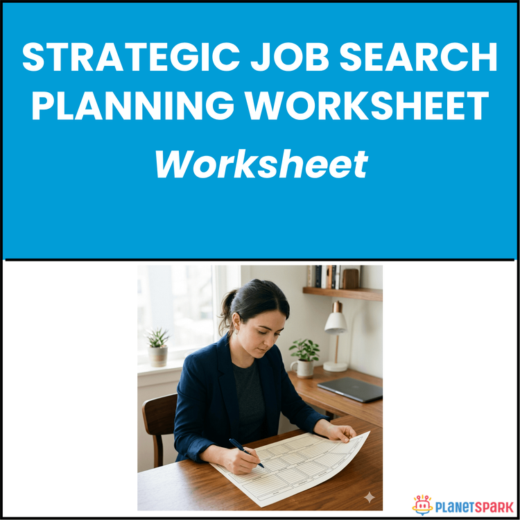 Strategic Job Search Planning Worksheet
