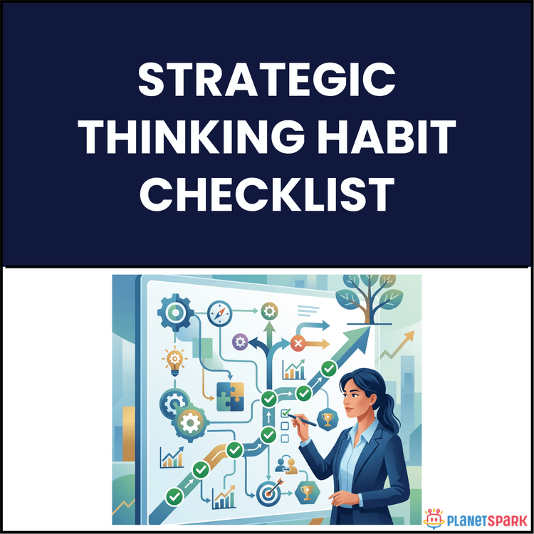 Strategic Thinking Habit Checklist