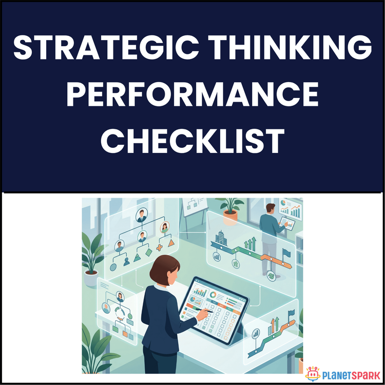 Strategic Thinking Performance Checklist