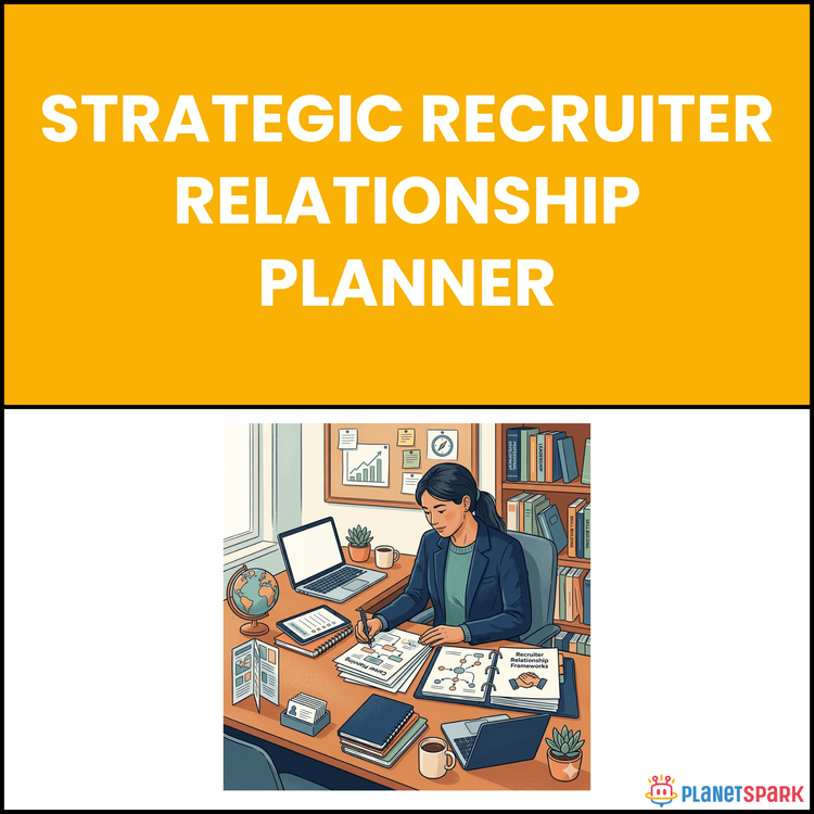 Strategic Recruiter Relationship Planner
