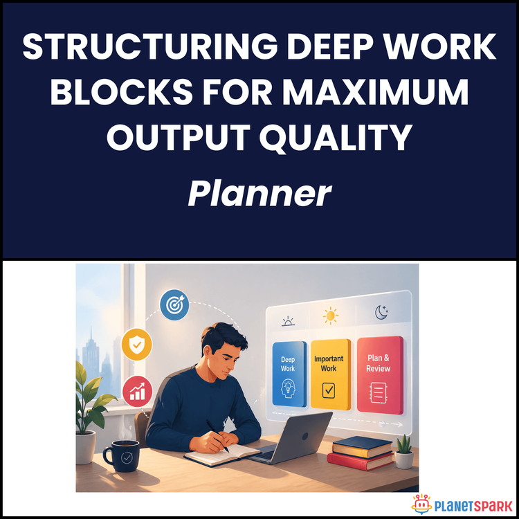 Structuring Deep Work Blocks for Maximum Output Quality