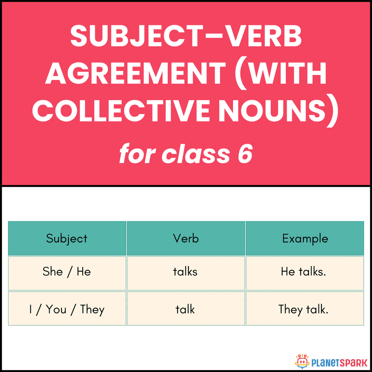 Class 6 Grammar Worksheet: Collective Noun Agreement