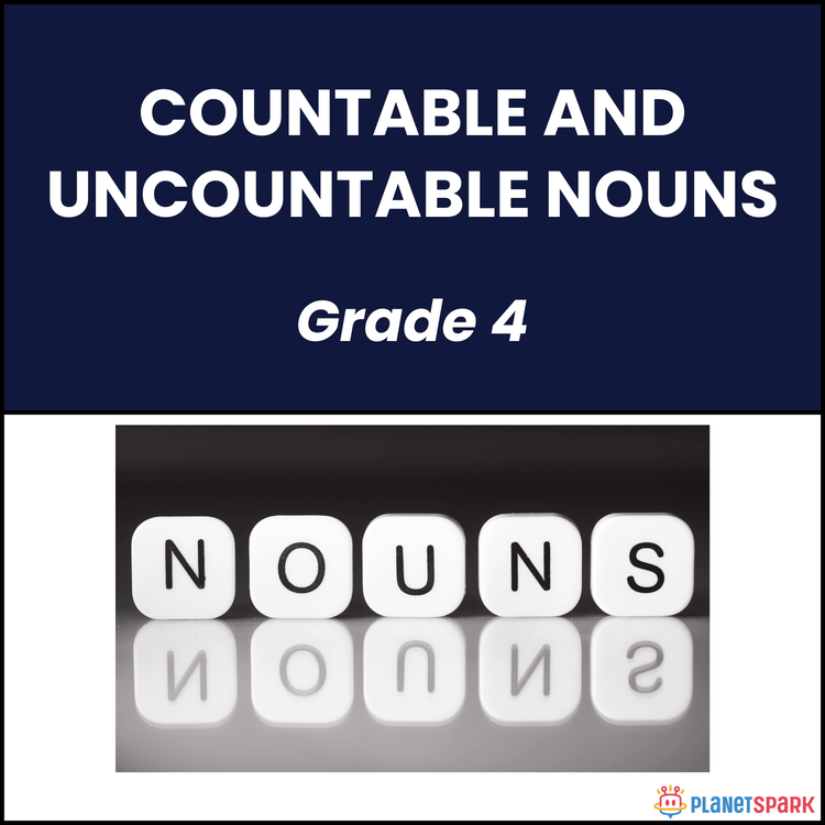 Class 4 Worksheet on Countable/Uncountable Nouns