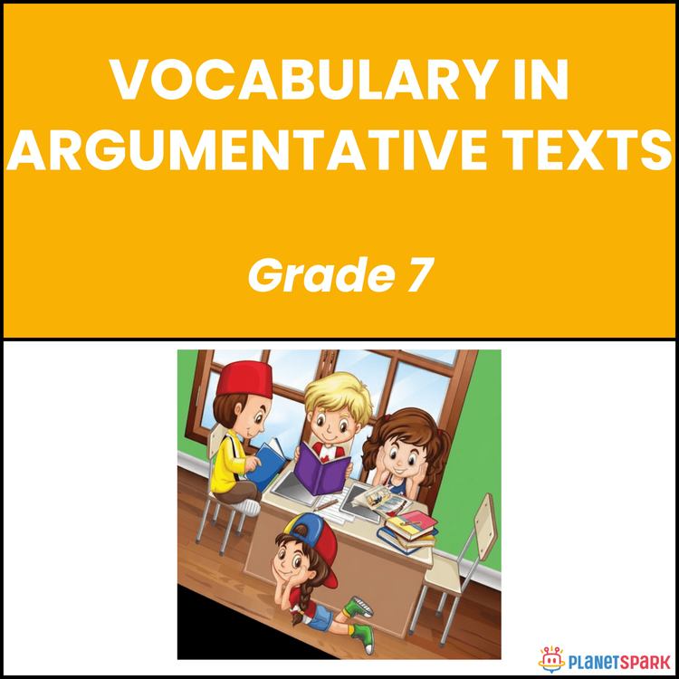 Class 8 Grammar Worksheet on Argumentative Texts
