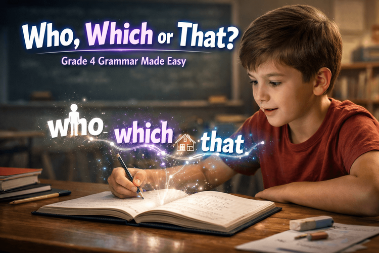 Using Which Who, Which or That? Grade 4 Relative Pronouns in Action