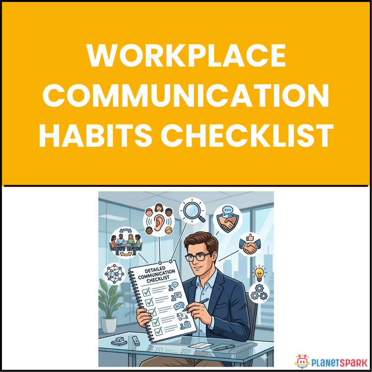 Workplace Communication Habits Checklist