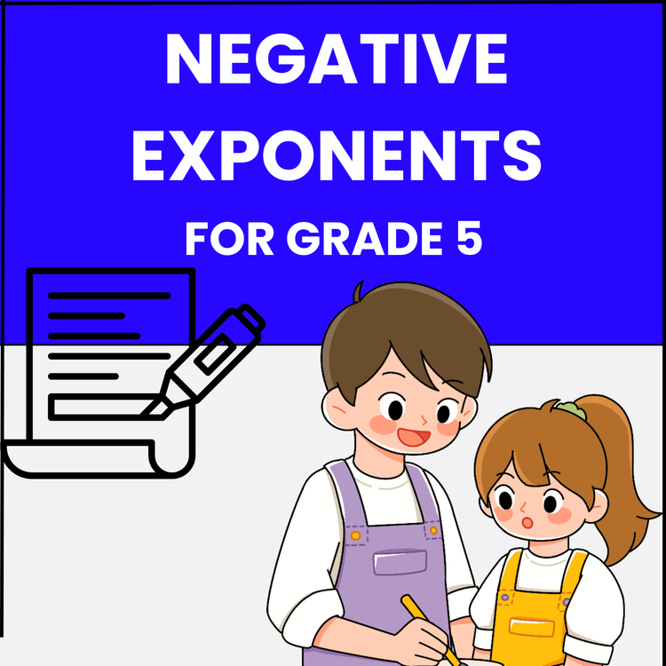 Negative Exponents Worksheet for Class 8