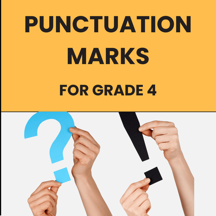 Punctuation Marks Worksheet for Grade 4