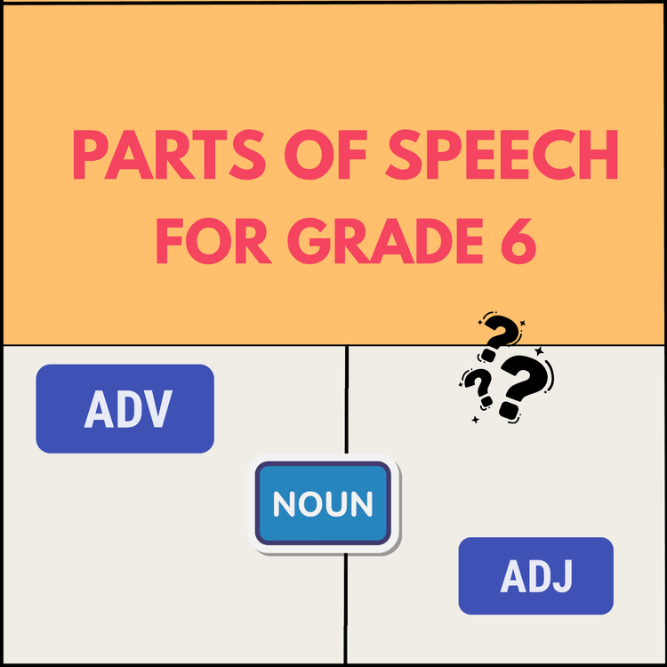 Parts of Speech Worksheet For Grade 6