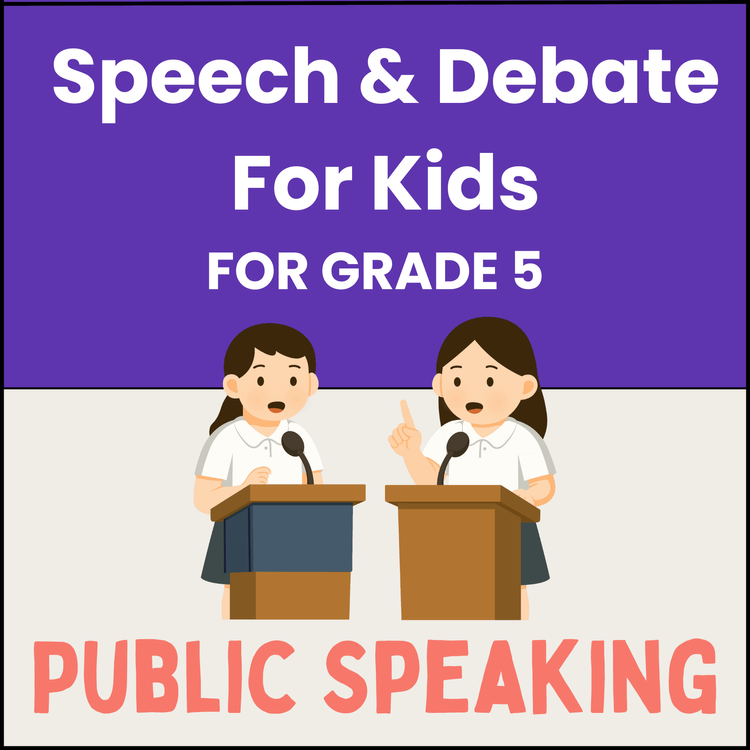 Master the Art of Speech & Debate: Fun Worksheet for Grade 5