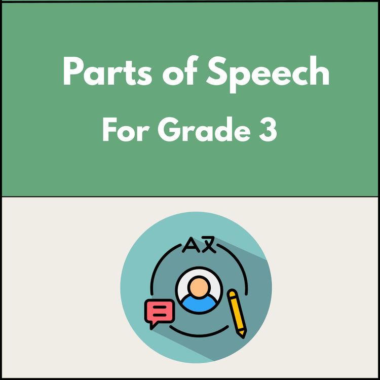 Parts of Speech Worksheet For Grade 3