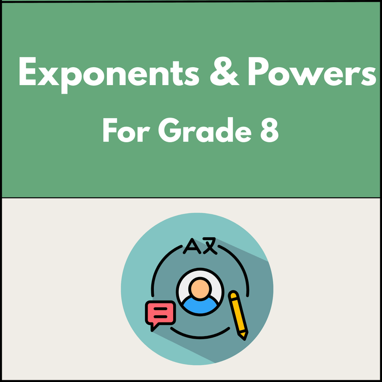 Exponents and Powers Worksheet for Class 8