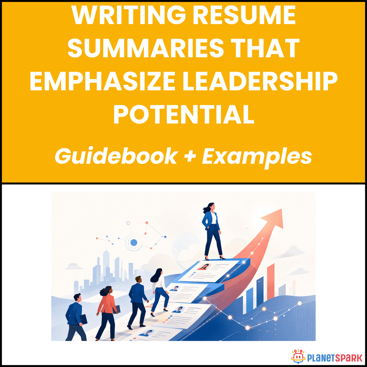 Writing Resume Summaries that Emphasize Leadership Potential
