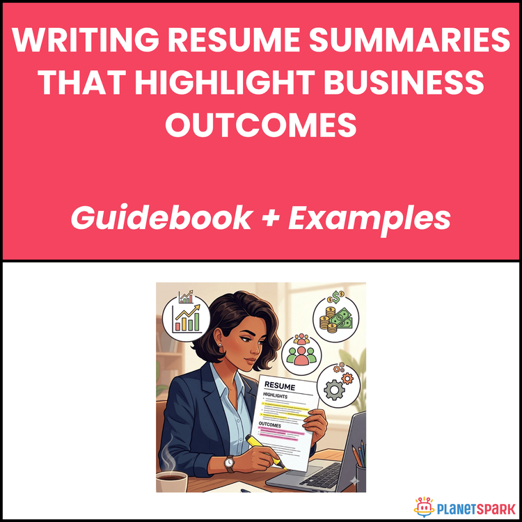 Writing Resume Summaries that Highlight Business Outcomes