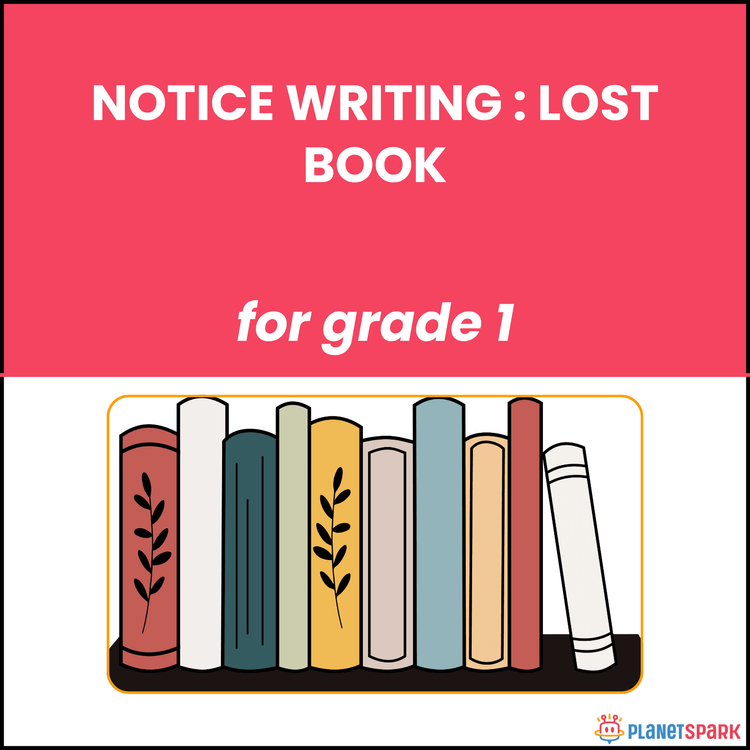 Class 1 Reading Passage: Notice on Lost Book