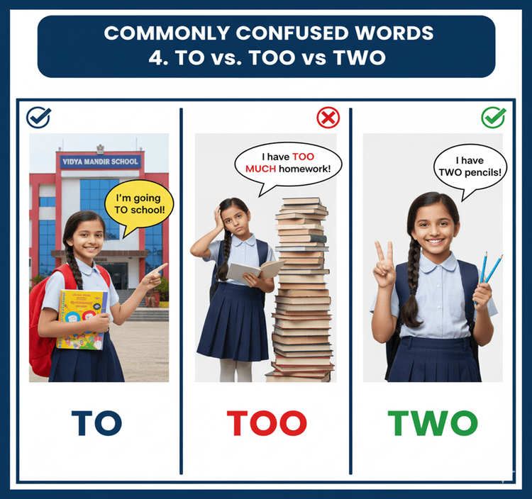 Commonly Confused Words in English | Meanings & Examples