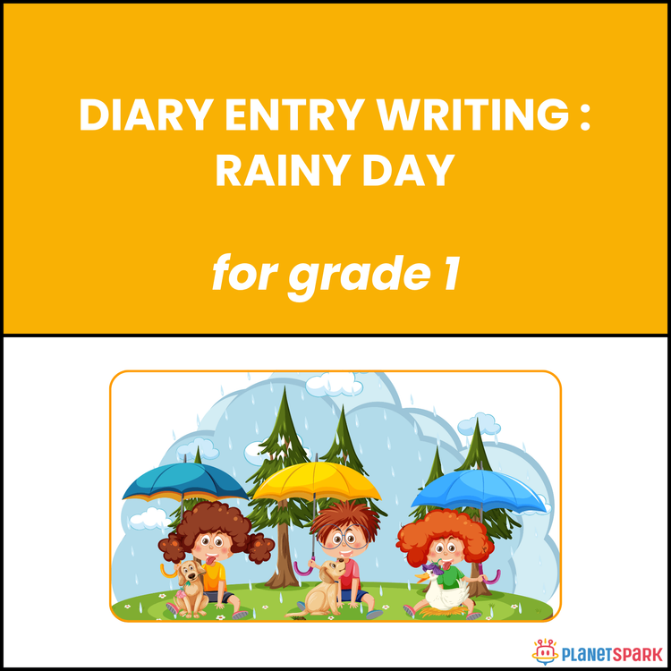 Class 1 Reading Passage: Diary Entry on Rainy Day