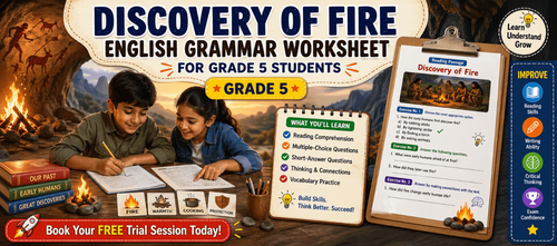 Grade 5 Discovery of Fire Informational Reading Passage PDF