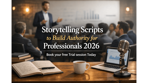 Storytelling Scripts to Build Authority for Professionals 2026