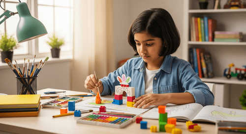 Creativity Development Exercises for Kids at Home