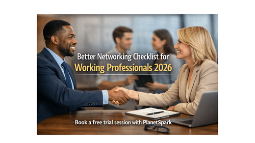 Better Networking Checklist for Working Professionals 2026