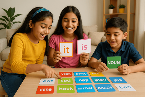 Simple Grammar Games Kids Can Play Easily at Home