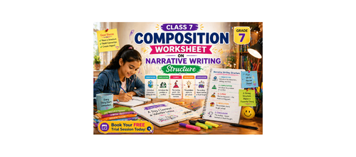 Class 7 Narrative Writing Structure Worksheet: Free Printable
