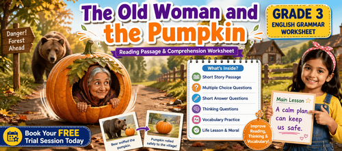 Grade 3 Reading PDF: The Old Woman and the Pumpkin