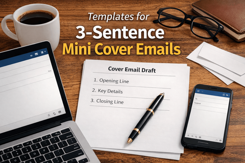 3-Sentence Cover Email Templates for Busy Professionals