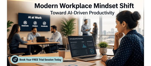 Modern Workplace Mindset Shift Toward AI-Driven Productivity