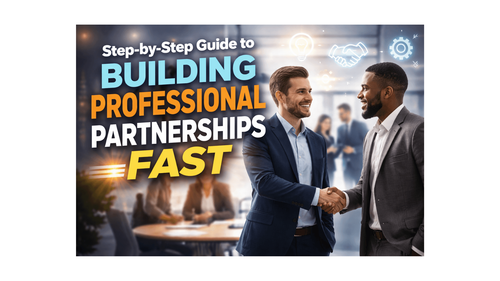 Step by Step Guide to Building Professional Partnerships Fast