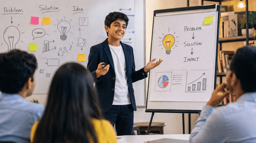 Pitch Script for Student Entrepreneurs- Learn with Planetspark