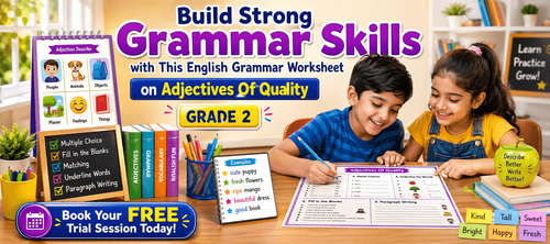 Adjectives of Quality English Worksheet with Answers