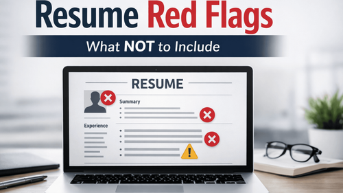 Resume Red Flags to Avoid: A 2026 Guide for Working Professionals