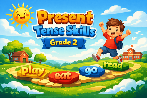 Build Daily Sentence Skills Using Present Tense for Grade 2