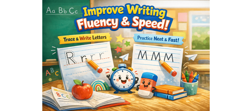 Build Writing Fluency and Speed with This KG Practice Worksheet
