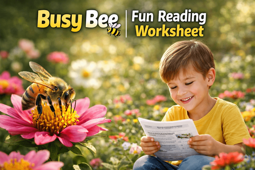 Busy Bee Poem Activities & Worksheet for Class 2 [Free PDF]