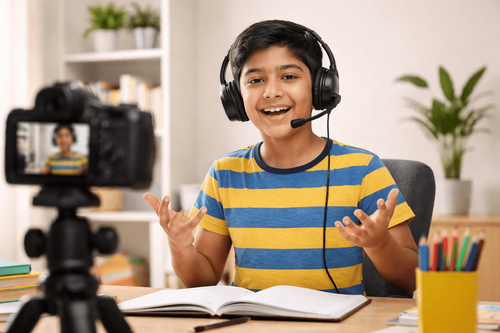 Kids Speaking Confidently on Camera: Easy Tips for Online Classes